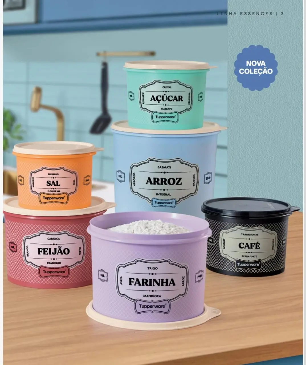 Porta Mantimentos Tupperware